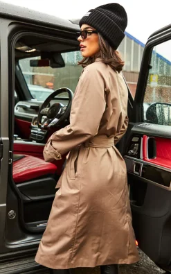 Object Double Breasted Trenchcoat In Brown 7 Object Double Breasted Trenchcoat In Brown -DRESSES SHOP 11 01 2023 at 13.41.532023 01 10 Jen Mollie Object 11