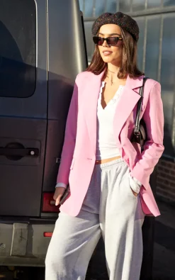 ONLY Oversized Long Blazer In Pink -DRESSES SHOP 20 12 2022 at 15.30.022022 12 20 Jen Mollie Only 5