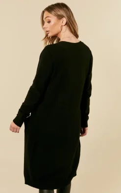 Vila Black Midi Cardigan -DRESSES SHOP 2018 02 26 Tom Amalie Vila0466