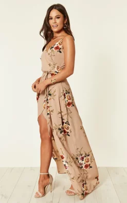 Girl In Mind Mia Floral Wrap Maxi Beige -DRESSES SHOP 2018 04 04 Ella Megan GirlInMind16790 1