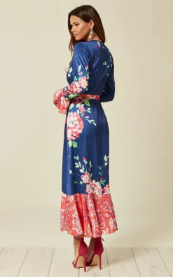 Liquorish Wrap Front Midi Tea Dress In Floral Print -DRESSES SHOP 2019 02 11 Jen Naomi Liquorish4079