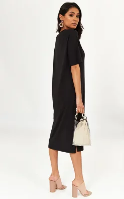 Noisy May Jersey Midi Dress In Black -DRESSES SHOP 2019 04 08 Jen Shree NoisyMay21071