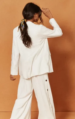 Charlie Holiday Bayview Jacket In White -DRESSES SHOP 2019 06 10 Jen Shree CharlieHoliday7552