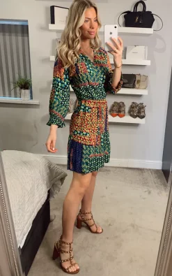 Joe Browns Patchwork Print Mix Smock Dress -DRESSES SHOP 2021 03 03 Megan Sasha JoeBrowns134