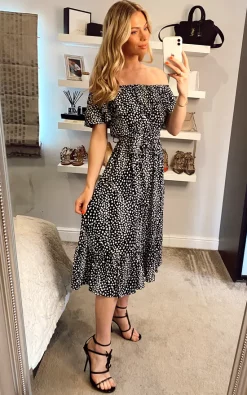 Jolie Moi Abstract Spot Ruffle Midi Dress, Navy Animal -DRESSES SHOP 2021 04 14 sasha joliemoi 12 04 2021 21 31 54 2