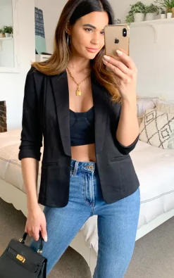 Cutie London Fitted Tailored Blazer