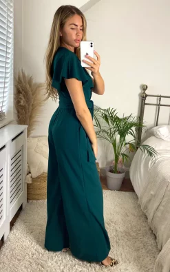 Edie B. Chloe Cape Sleeve Wide Leg Jumpsuit With Tie -DRESSES SHOP 2021 07 01 cara eDIE b 04 07 2021 23 03 05