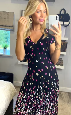 JOLIE MOI Sasha Midi Dress, Black Multi -DRESSES SHOP 2021 08 05 sasha jolliemoi 03 08 2021 11 48 29