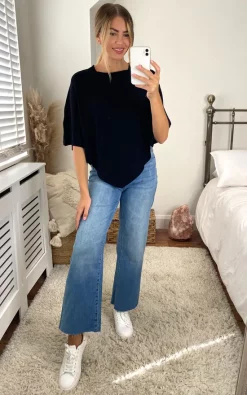 Vila Knitted Round Neck Poncho Top In Black -DRESSES SHOP 2021 08 17 cara wholesale 21 08 2021 14 45 54