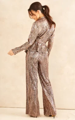 Traffic People Bronze Sequin Colby Jacket -DRESSES SHOP 2021 11 11 SF TOM Megan TrafficPeople20967