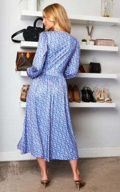Jolie Moi Libby Long Sleeve Midi Dress, Blue Floral -DRESSES SHOP 2022 02 10 Sasha JolieMoi72