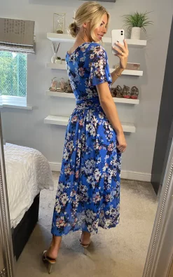 JOLIE MOI Gianna Floral Maxi Dress, Royal/Multi -DRESSES SHOP 2022 03 16 Sasha JolieMoi55