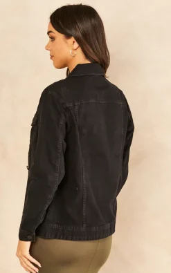 Noisy May Oversize Denim Jacket In Black -DRESSES SHOP 2022 03 24 SF TOM Mollie NoisyMay19687