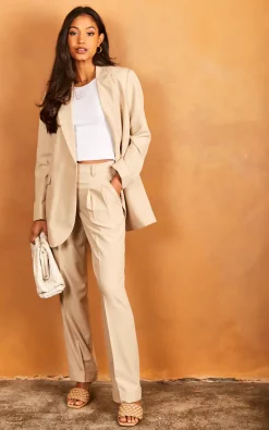 JJXX Double Breasted Blazer In Beige -DRESSES SHOP 2022 03 31 Jen Julia JJXX23580