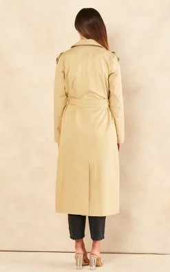 Object Double Breasted Trench Coat In Beige -DRESSES SHOP 2022 04 28 Jen Naomi Object39527