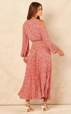 Traffic People Trials And True Romance Requiem Midi Dress In Red -DRESSES SHOP 2022 07 19 Jen Chynna TrafficPeople56795