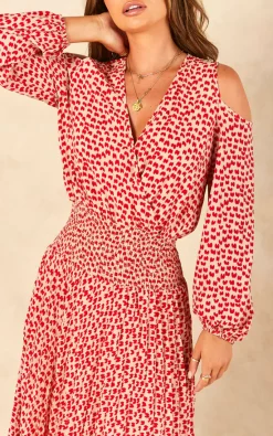 Traffic People Trials And True Romance Requiem Midi Dress In Red -DRESSES SHOP 2022 07 19 Jen Chynna TrafficPeople56798 1