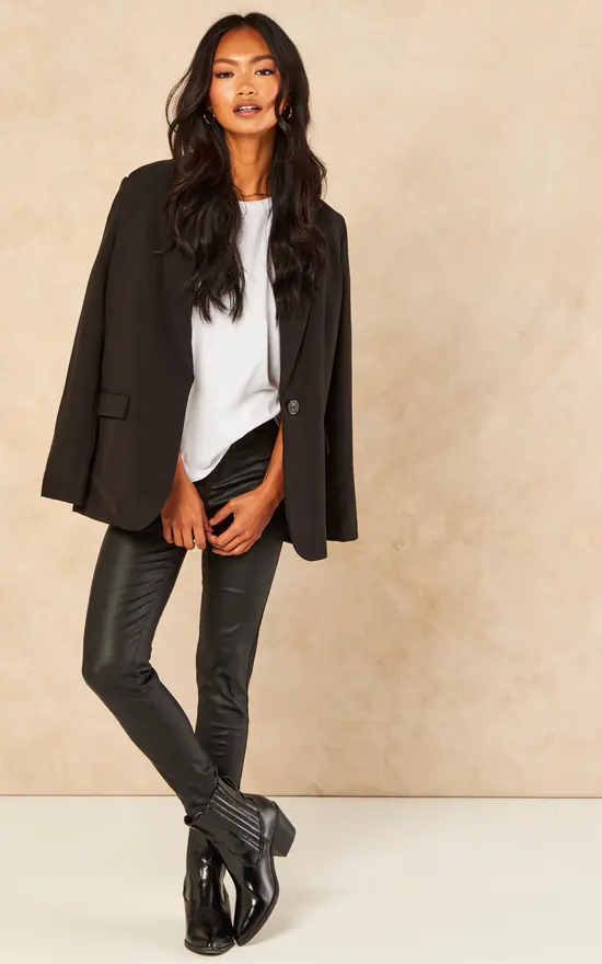 VM Oversized Blazer In Black 1 VM Oversized Blazer In Black