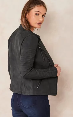 ONLY Black Faux Leather Biker -DRESSES SHOP 2022 09 15 Jen Chynna Only17388