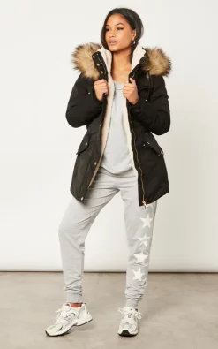 Blue Vanilla Serena Faux Fur Trimmed Parka -DRESSES SHOP 2022 10 04 Jen Julia BlueVanilla5284