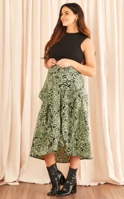 AX Paris Black 2 In 1 Padded Shoulder Midi Dress -DRESSES SHOP 2022 11 09 Tom Naomi AXparis17997