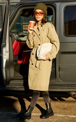 Object Trench Coat In Beige
