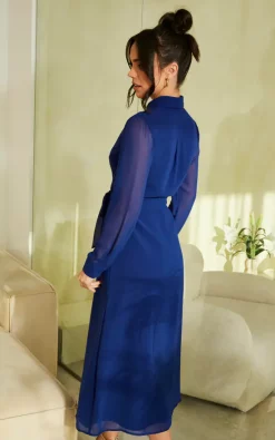 Bella And Blue Long Sleeve Shirt Dress In Royal Blue -DRESSES SHOP 2023 01 20 CLOUD9 Tom Mollie Bella Blue32939
