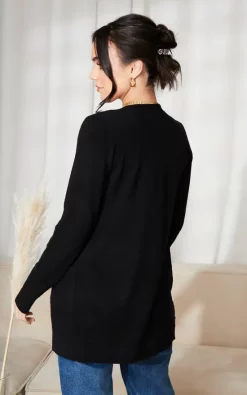 Object Cardigan With Pockets In Black -DRESSES SHOP 2023 01 20 CLOUD9 Tom Mollie OBJECT33779