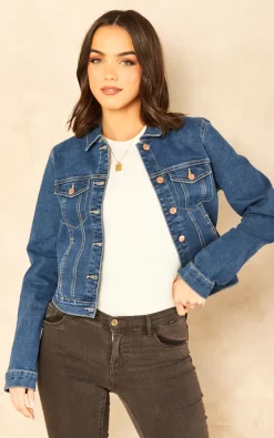 VM Denim Jacket In Medium Blue