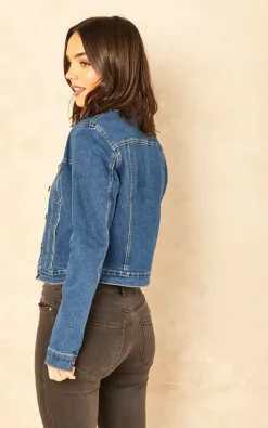 VM Denim Jacket In Medium Blue -DRESSES SHOP 2023 01 27 Jen Mollie VM36511