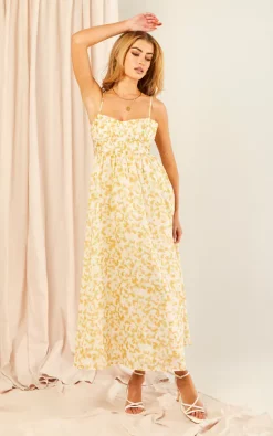 Bardot Cami Midi Dress In Abstract Print -DRESSES SHOP 2023 02 10 Jen Freya Bardot39710