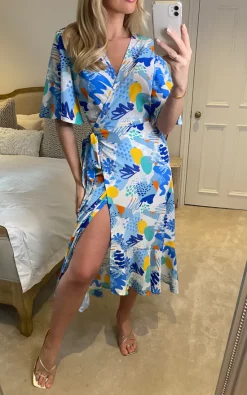 D.Anna Midi Wrap Dress In Multicolour Floral Print -DRESSES SHOP 2023 02 13 Sasha Danna4