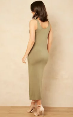 Pieces Sleeveless Maxi Dress With Scoop Neck In Light Khaki 7 Pieces Sleeveless Maxi Dress With Scoop Neck In Light Khaki -DRESSES SHOP 2023 02 24 Jen Mollie Vila47788