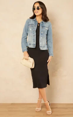 VM Denim Jacket In Light Blue -DRESSES SHOP 2023 02 24 Jen Mollie Vila47821