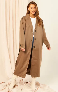 ONLY Trench Coat In Light Brown -DRESSES SHOP 2023 03 01 Jen Hannah 51837