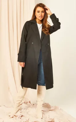 VM Trench Coat In Black