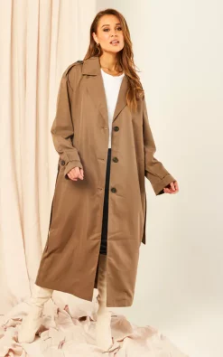 ONLY Trench Coat In Light Brown