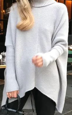 Pretty Lavish Exclusive Callie Knit Jumper Light Grey 7 Pretty Lavish Exclusive Callie Knit Jumper Light Grey -DRESSES SHOP 3