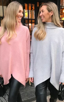 Pretty Lavish Exclusive Callie Knit Jumper Light Grey 6 Pretty Lavish Exclusive Callie Knit Jumper Light Grey -DRESSES SHOP 4 copy