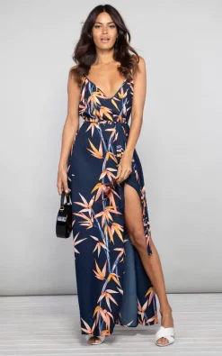 Dancing Leopard Sookie Slip Dress In Bamboo