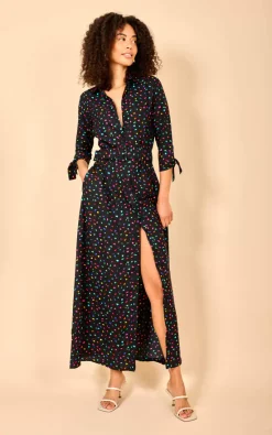 Dancing Leopard Dove Dress In Abstract Multi