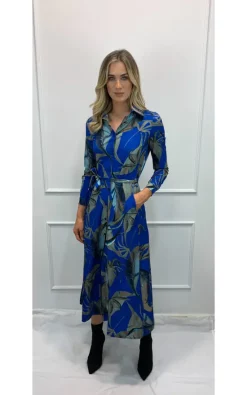 Kate & Pippa Luca Shirt Dress Blue