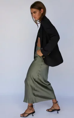 SNDYS Black Blazer -DRESSES SHOP Melody Skirt Khaki Axel Blazer Black 5