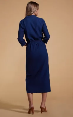 Dancing Leopard Rex Dress In Denim Blue -DRESSES SHOP UntitledJob1388 ccc2dec7 c9c9 4f92 97e4 7902b40a7502