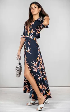 Dancing Leopard Dove Dress In Bamboo -DRESSES SHOP dove dress in bamboo image1