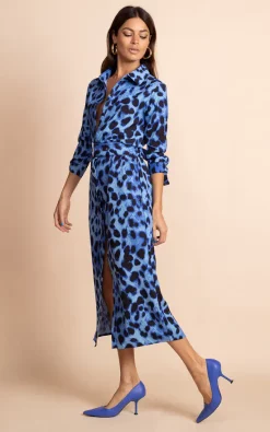 Dancing Leopard Alva Midi Shirt Dress In Bright Blue Leopard Recycled Materials 7 Dancing Leopard Alva Midi Shirt Dress In Bright Blue Leopard Recycled Materials -DRESSES SHOP final 21 DL SQ 29 12 20211677