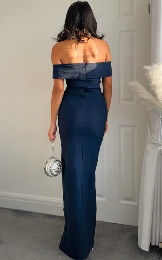 Vesper247 Vesper Lya Navy Maxi Dress 3 Vesper247 Vesper Lya Navy Maxi Dress - Image 3
